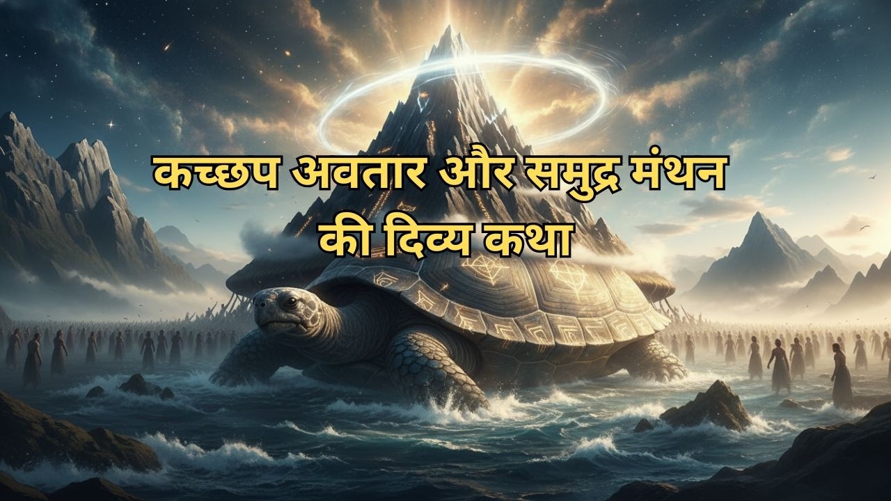 कच्छप अवतार और समुद्र मंथन की दिव्य कथा