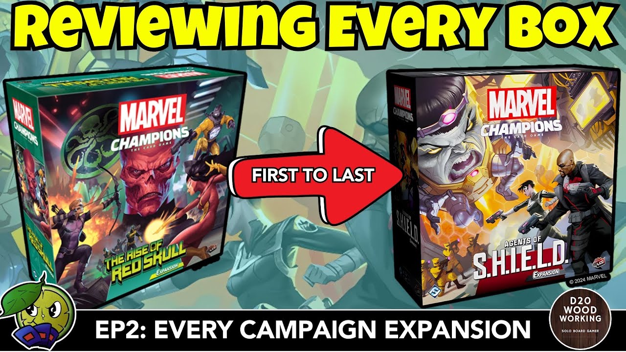 Reviewing Every Marvel Champions Big Box Expansion and Campaign w/ @DaringLime