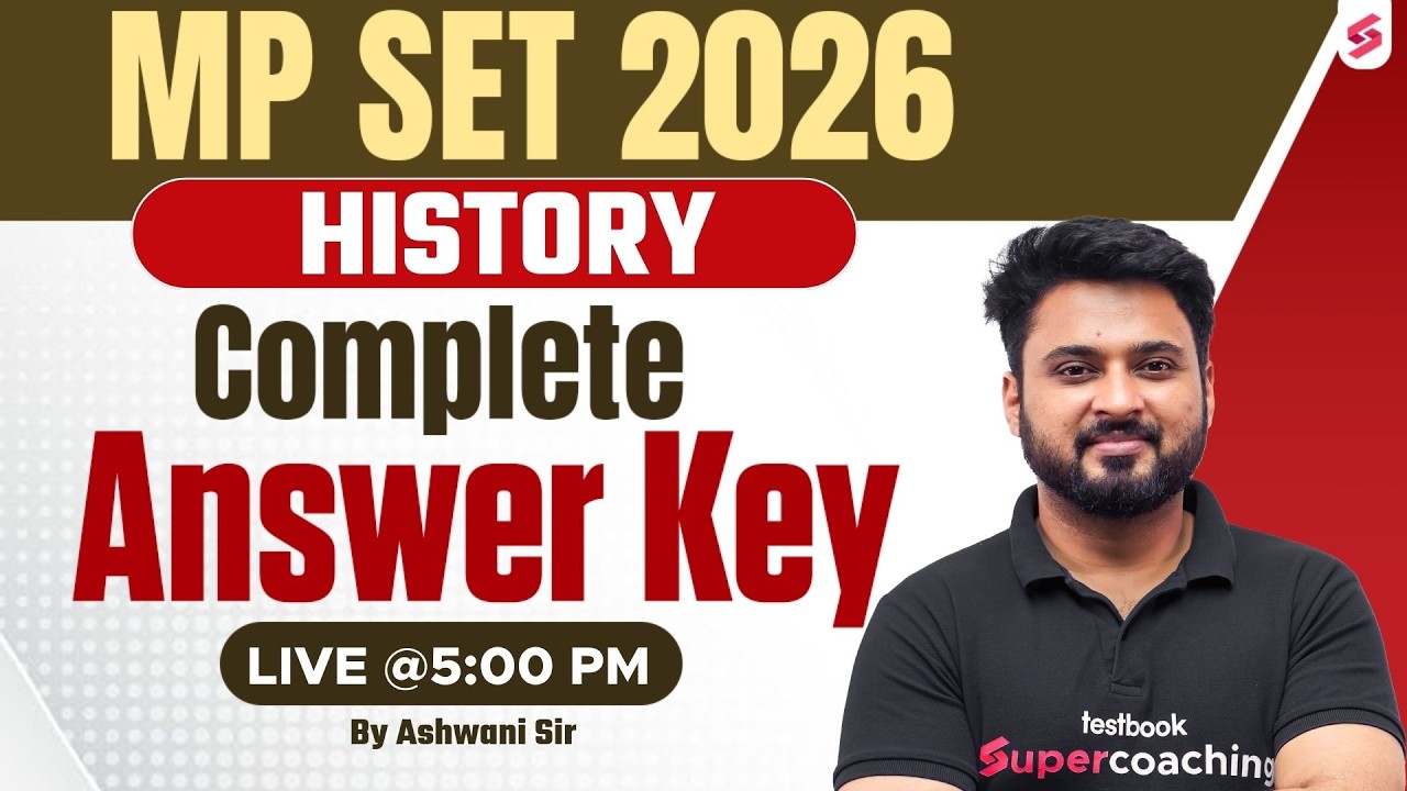 MP SET History Analysis 2026 | MP SET History Question Paper 2026 | MP SET History Paper By Ashwani