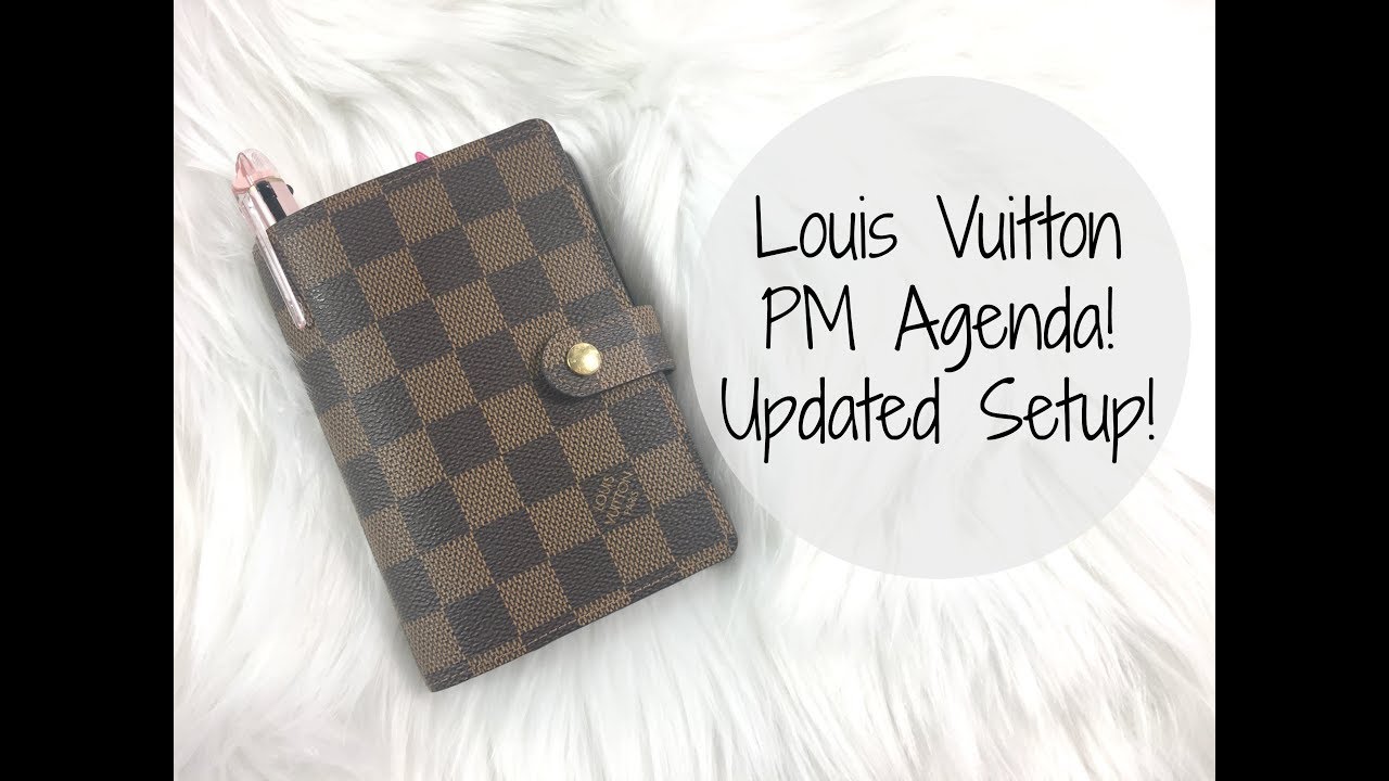 LOUIS VUITTON PM AGENDA | UPDATED SETUP