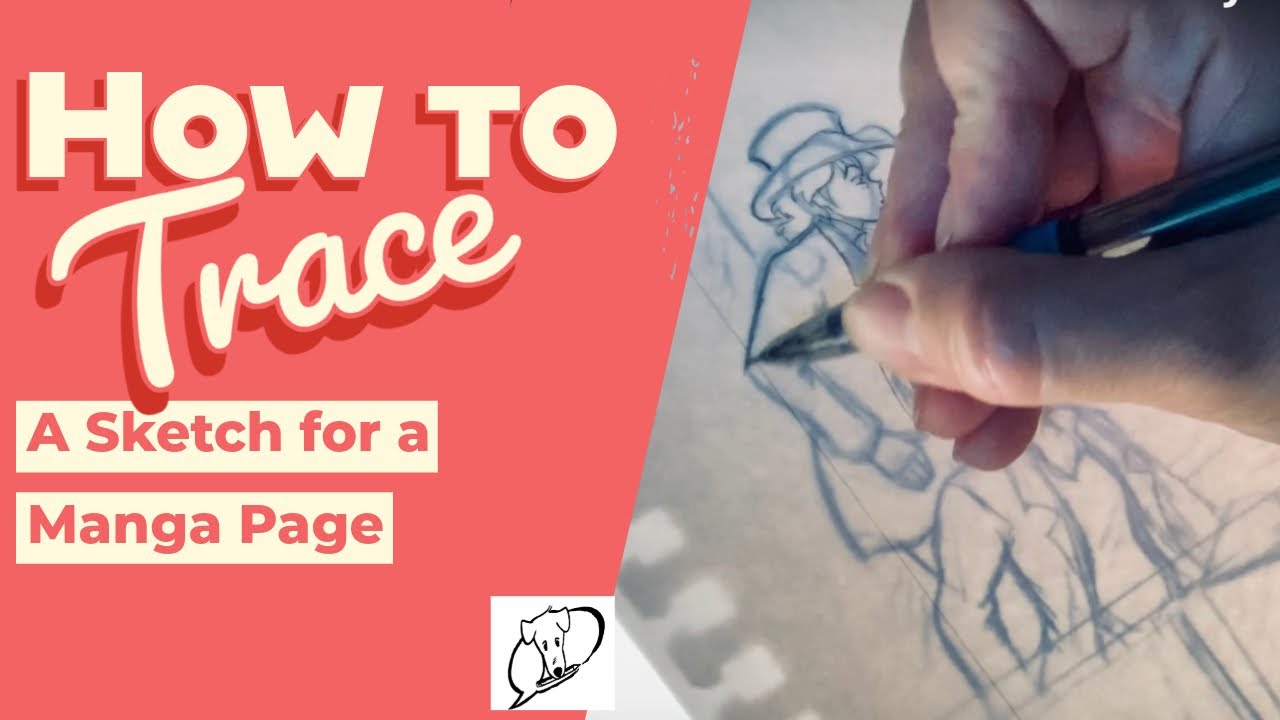 How to Trace a Comic Book Page on a Light Box