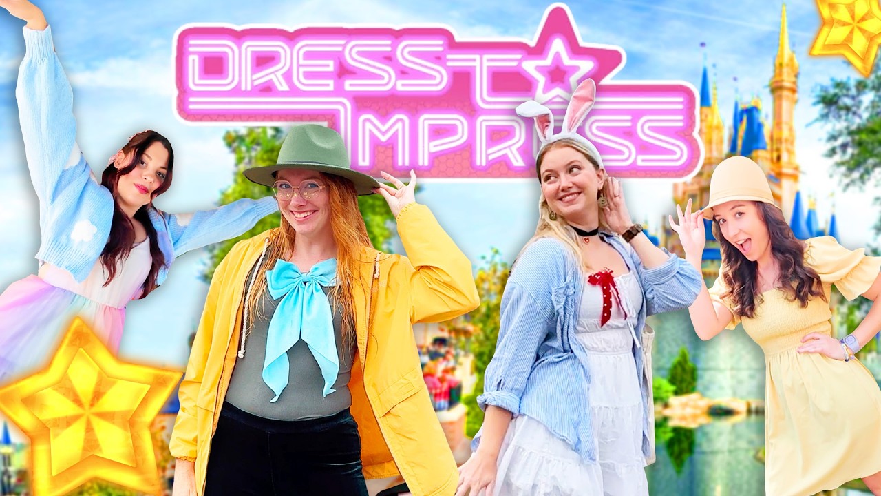 We Played DRESS TO IMPRESS in Disney World