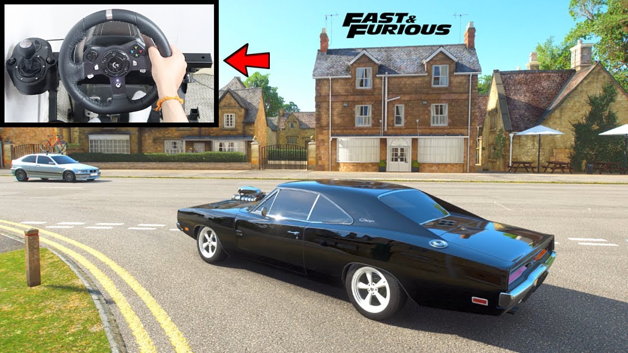 Forza Horizon 4 Drifting Dom's Dodge Charger R/T (Steering Wheel + Shifter) Fast & Furious Gameplay