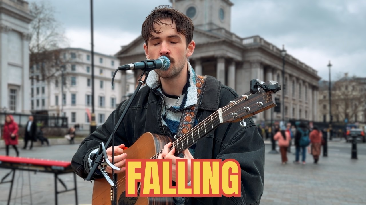 The Most EMOTIONAL Busking Performance in London | Harry Styles - Falling