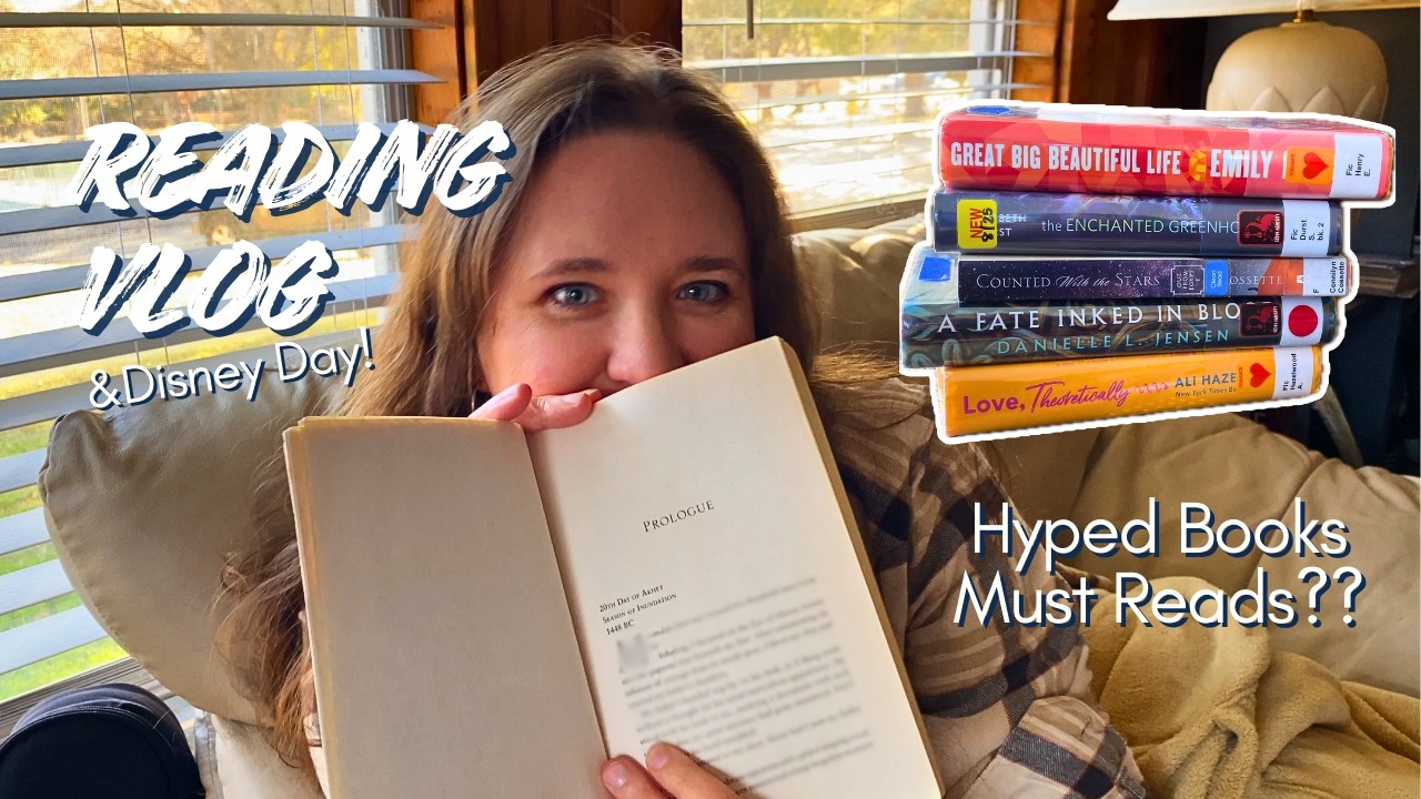 Reading Vlog: I read all Popular Reads - are they worth the hype? Also hit Disney for a reading day!