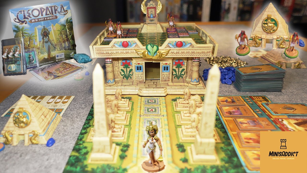 CLEOPATRA and the Society of Architects FULLY PAINTED!! PREMIUM KICKSTARTER EDITION is 40% BIGGER!