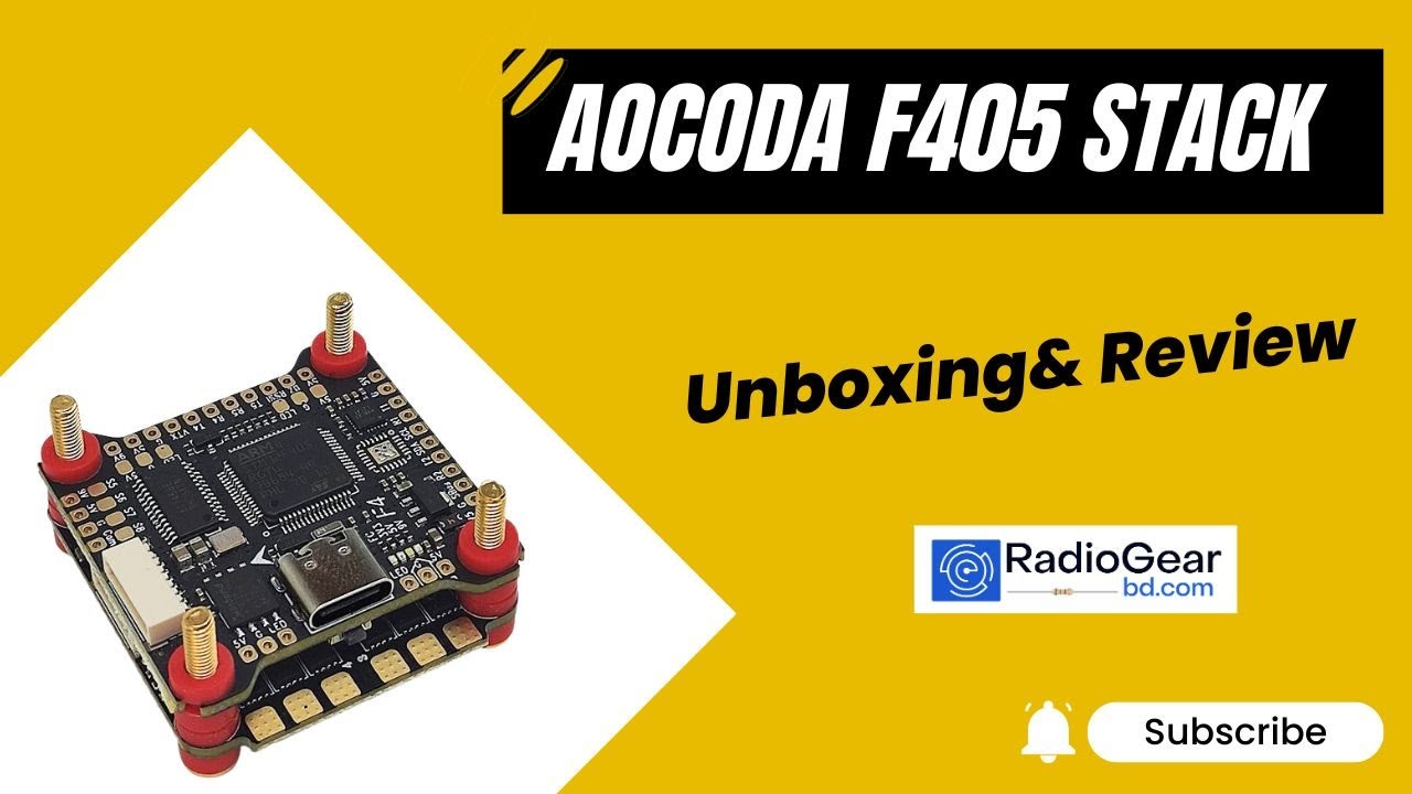 Aocoda RC F405 + 40A Aocoda 4in1 ESC Stack Unboxing and Review