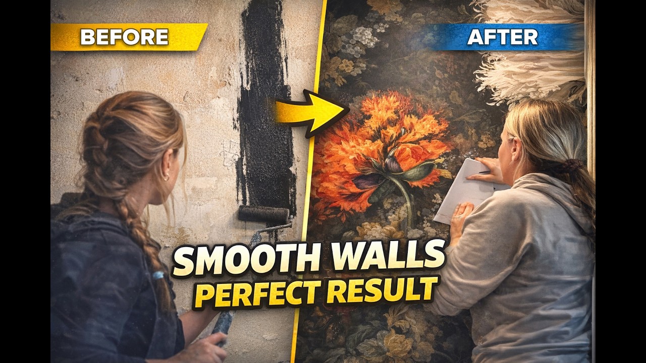 Bathroom Wallpaper Installation – Smooth Walls & Professional Finish