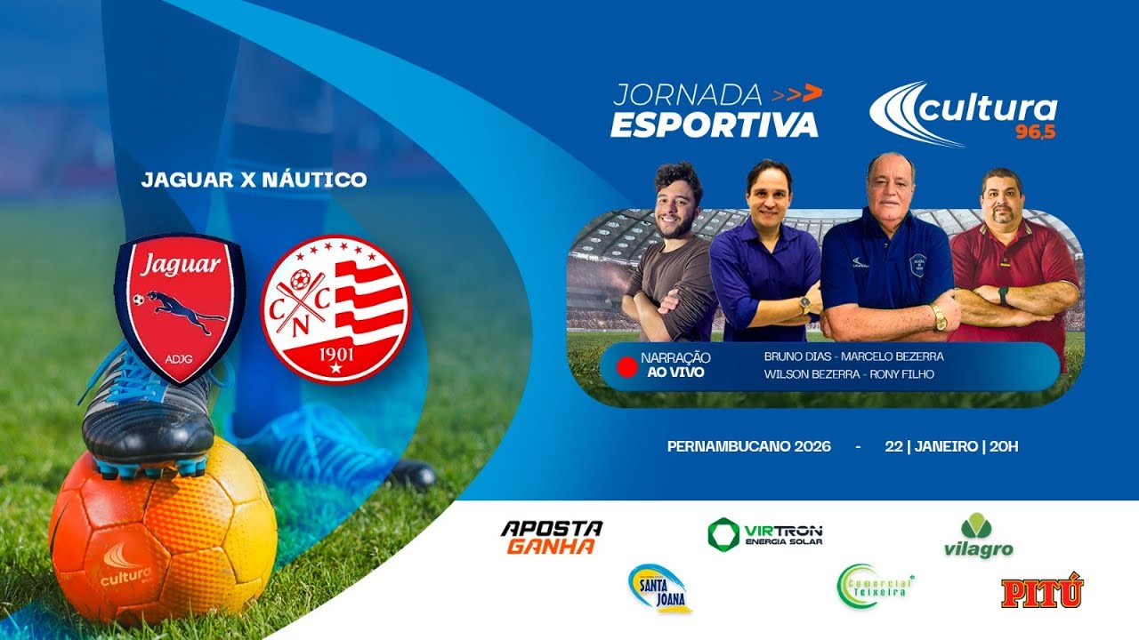 JAGUAR x N&Aacute;UTICO - Campeonato Pernambucano | (Narra&ccedil;&atilde;o)