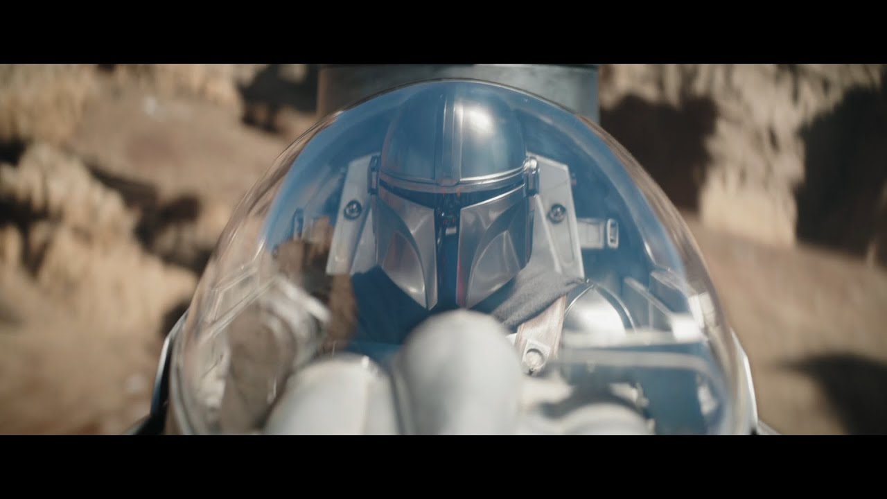 Mando testing N1 Starfighter / Through the Beggars Canyon - The Book of Boba Fett (2021)