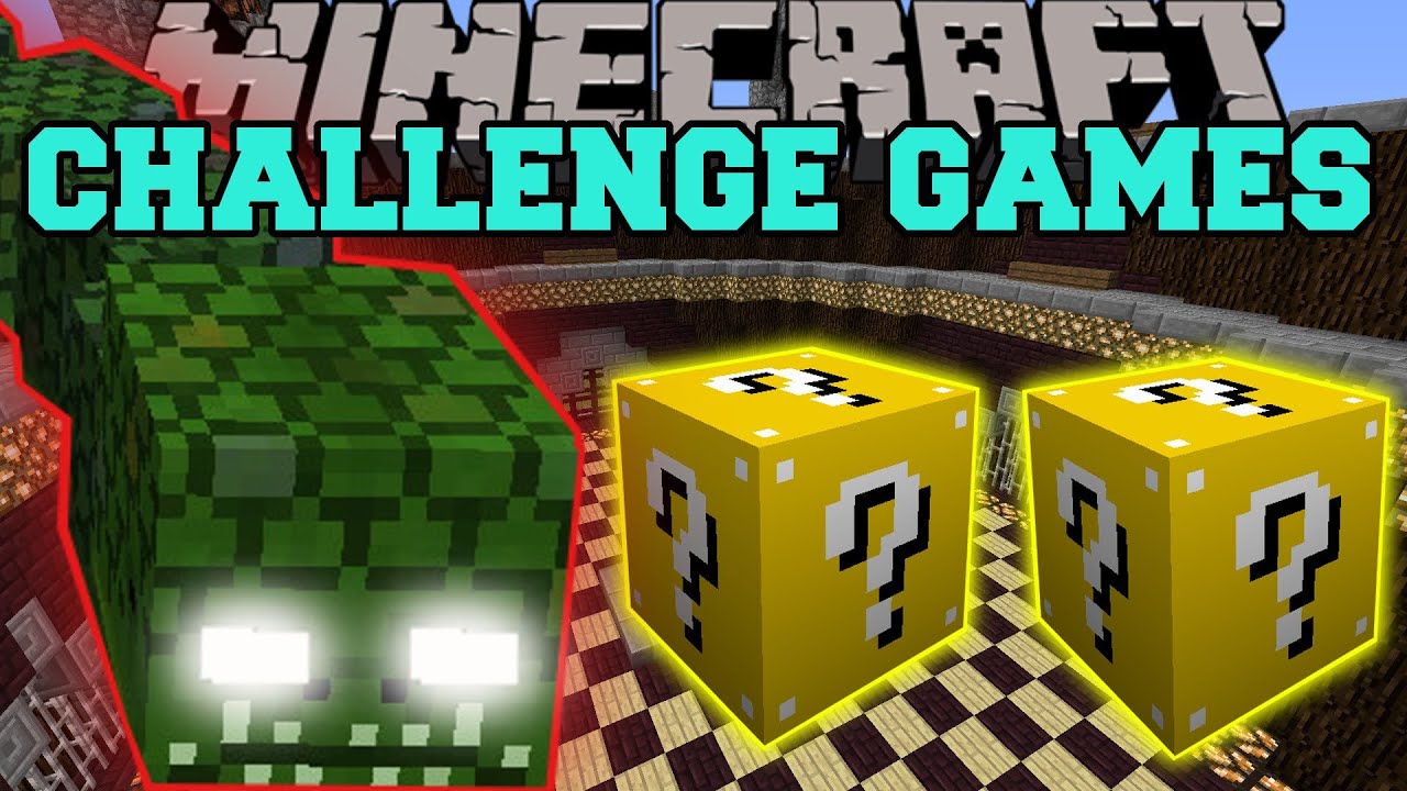 Minecraft: NAGA CHALLENGE GAMES - Мод Lucky Block - Мини-игра с модами