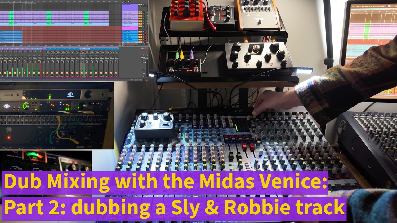 Dub Mixing on the Midas Venice (Part 2: Live Dub Demo - feat. Sly & Robbie 'Holy Mount Zion')