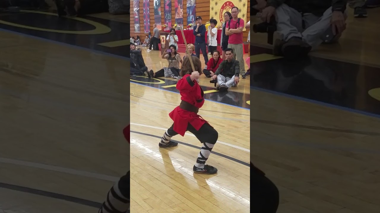 Kaine United Kung Fu Tournament 2019 3 section staff