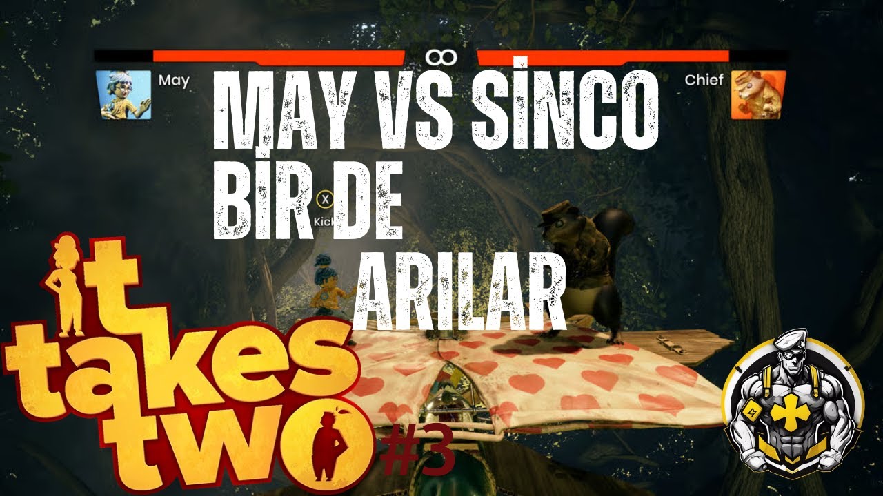 🎮 It Takes Two – Bölüm 3: “May sincapla VS atıyor” 😅 | Türkçe Oynanış