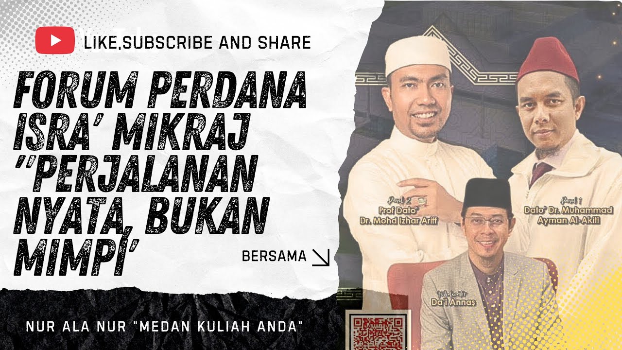 Forum perdana Isra' Mikraj 