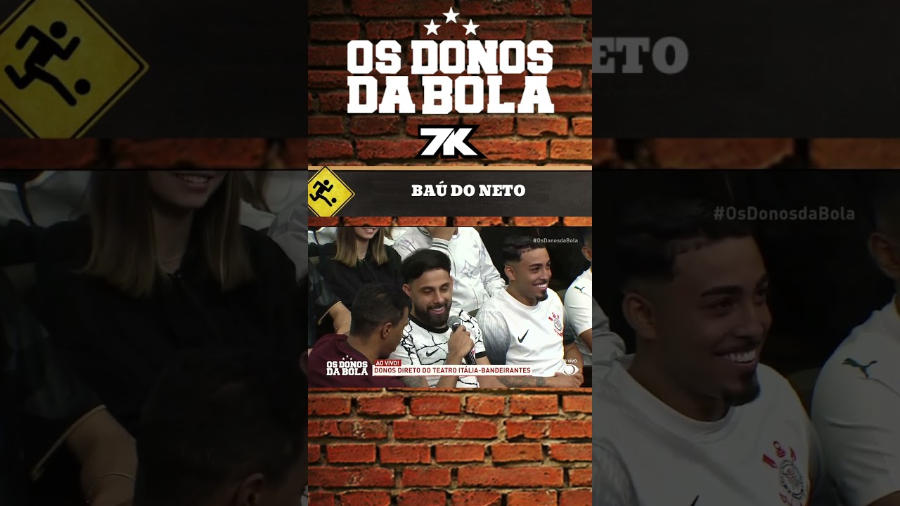 Yuri Alberto e Matheus Bidu (s&oacute;sias) tentam embaixadinhas com o Craque Neto | Ba&uacute; do Neto