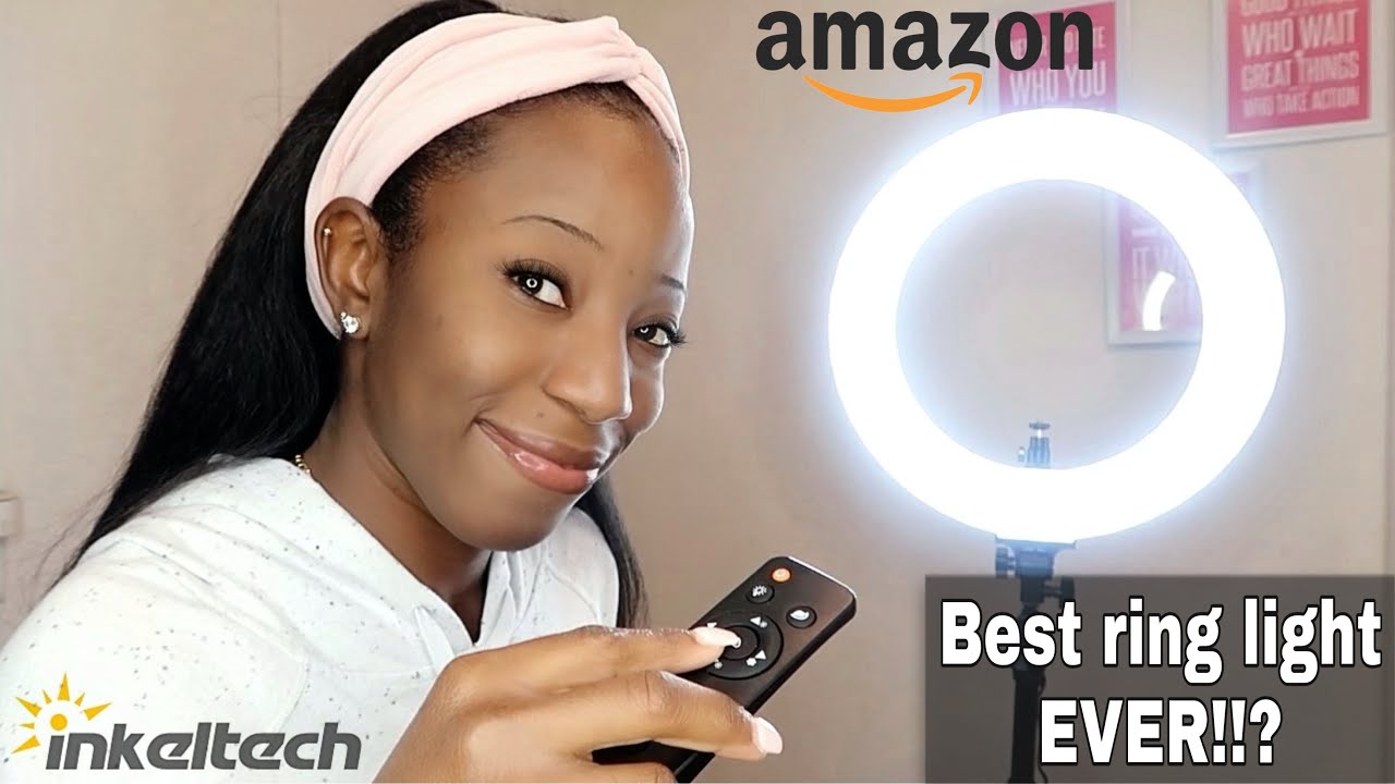 BEST AFFORDABLE RING LIGHT FROM AMAZON | Inkeltech Ring Light 18” With Remote