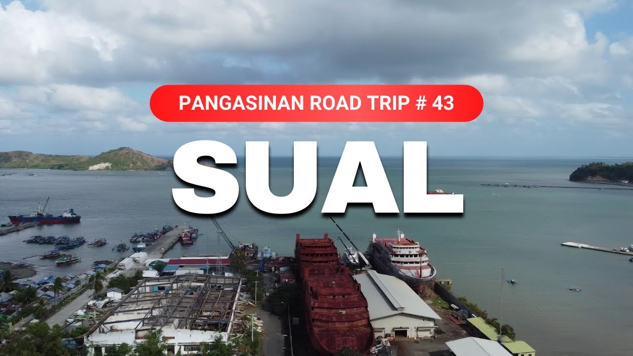 SUAL Pangasinan Road Trip No 43 Driving Tour and Aerial Footage