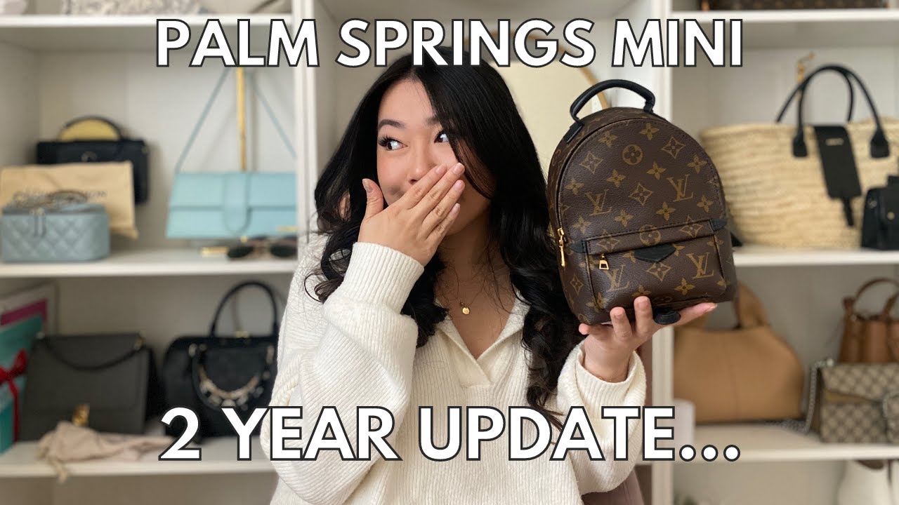 LOUIS VUITTON PALM SPRINGS MINI.. 2 YEAR REVIEW, GLAZING ISSUES, IS IT OUTDATED ???