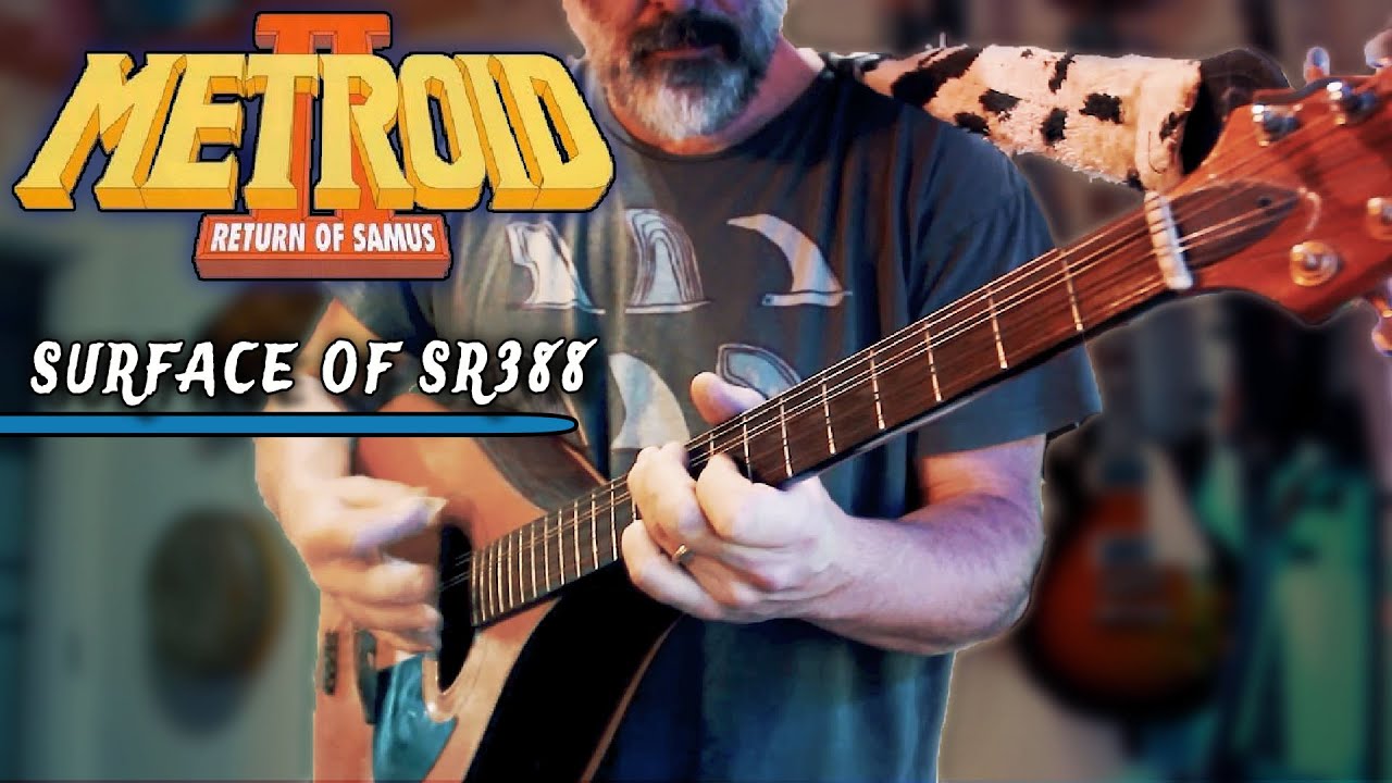 Metroid 2 - Surface of SR388 cover by @banjoguyollie