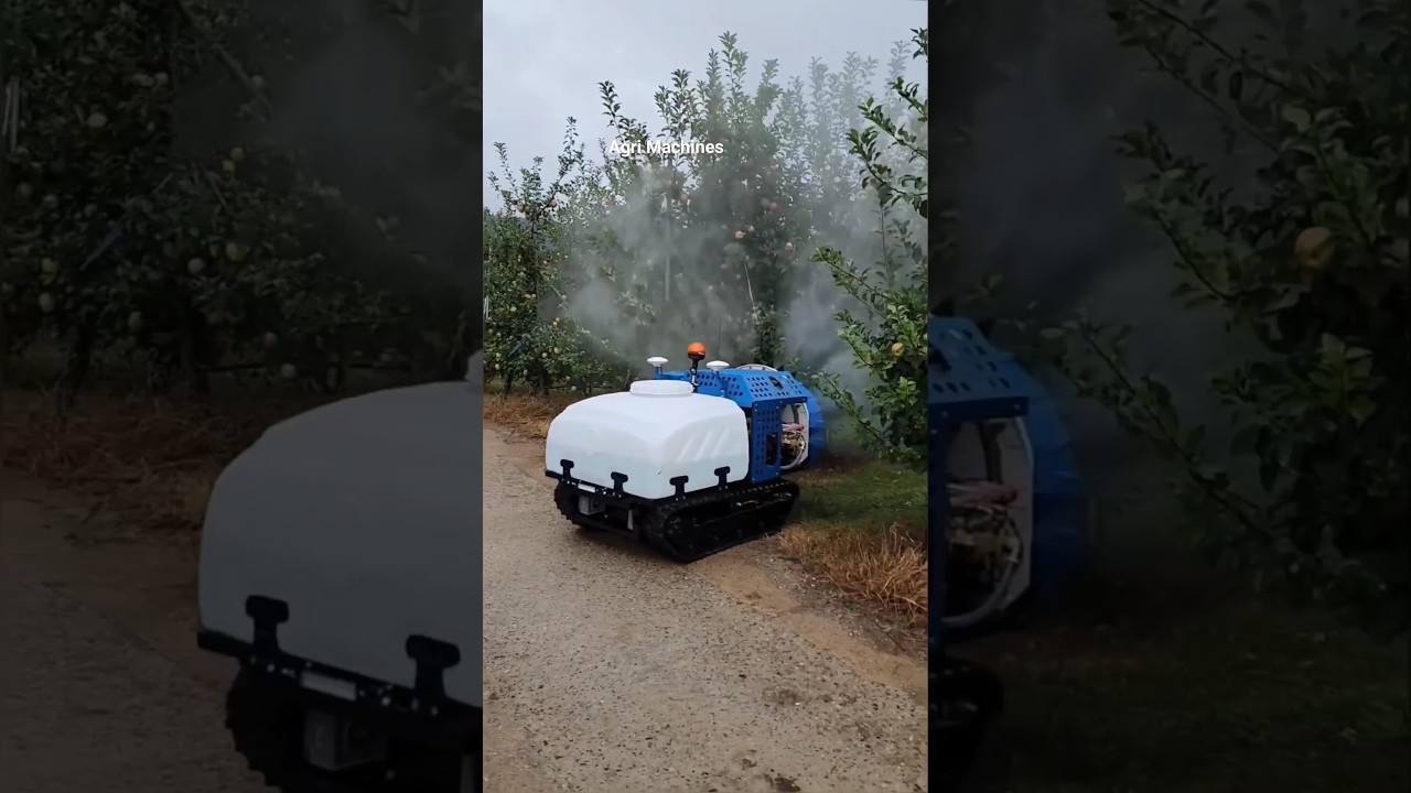 Autonomous Sprayer For Orchards & Vineyards || Made By LJTech AG China || #shorts