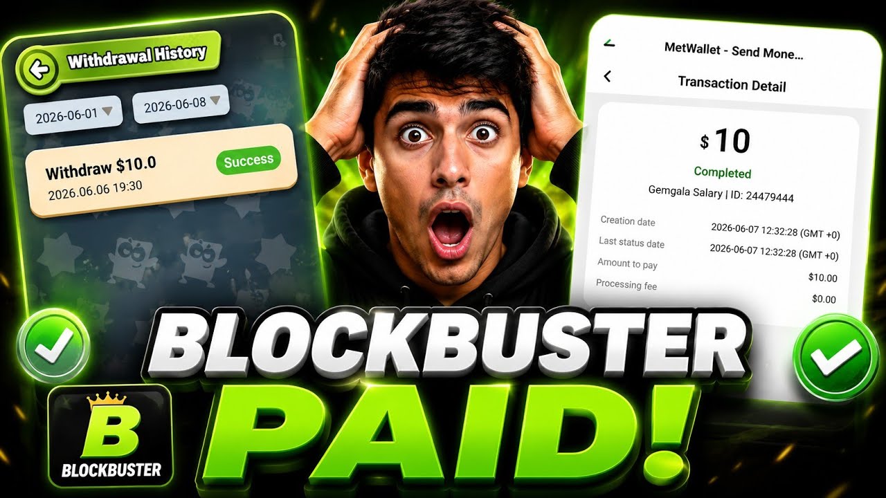 Blockbuster App Real Withdrawal Proof 2026 &ndash; $10 Payment Confirmed! (Legit or Scam?)