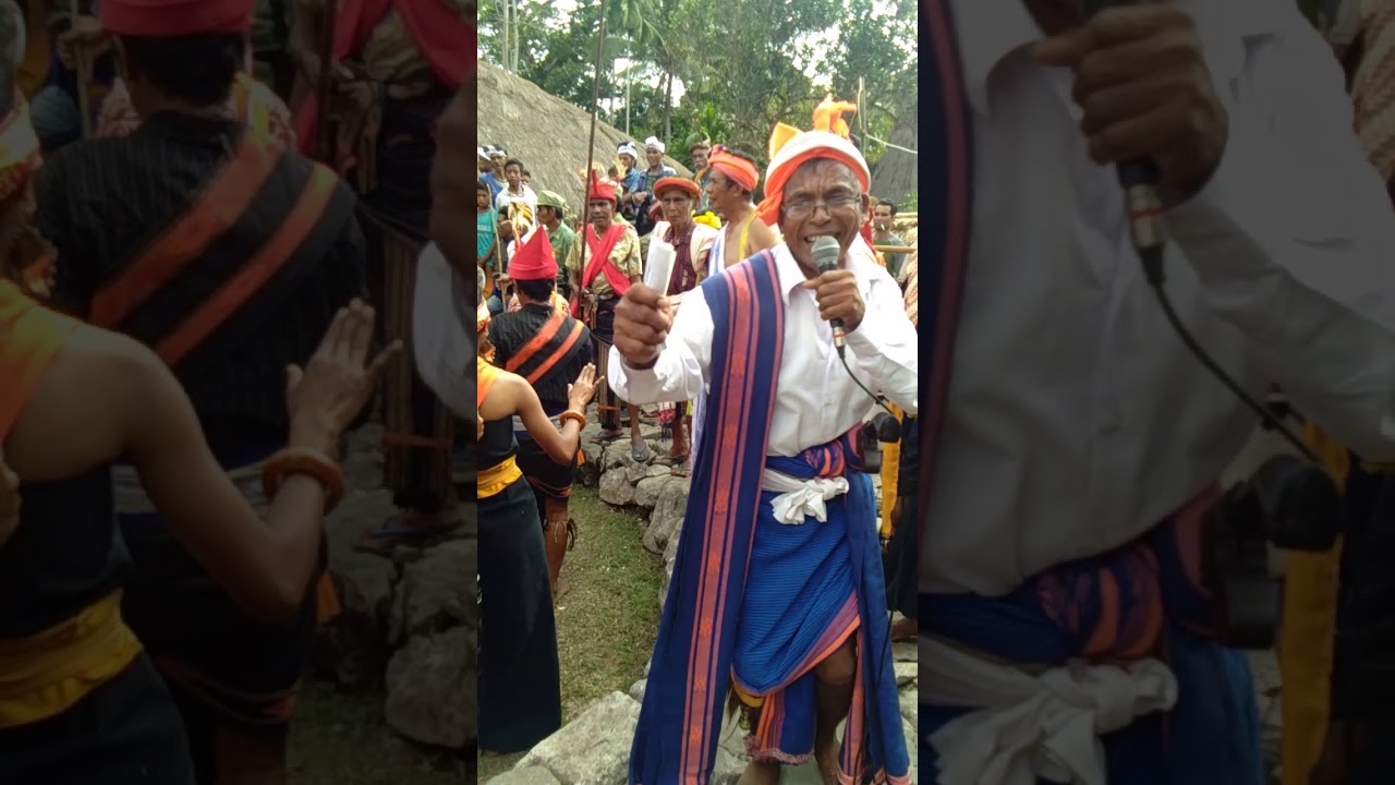 Pagelaran seni budaya dikampung situs wee Leo. KAB sumba Barat Daya