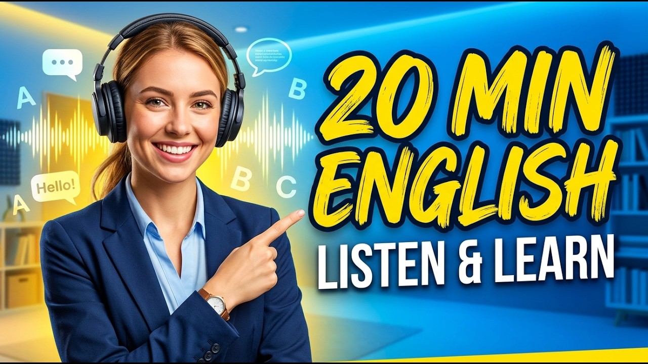 Improve Your English Listening in 20 Minutes– Daily Conversations & Stories