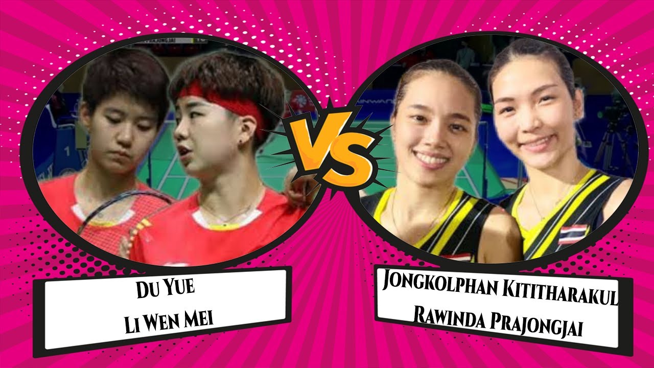 Jongkolphan Kititharakul/Rawinda Prajongjai vs Du Yue/Li Wen Mei Germany Open