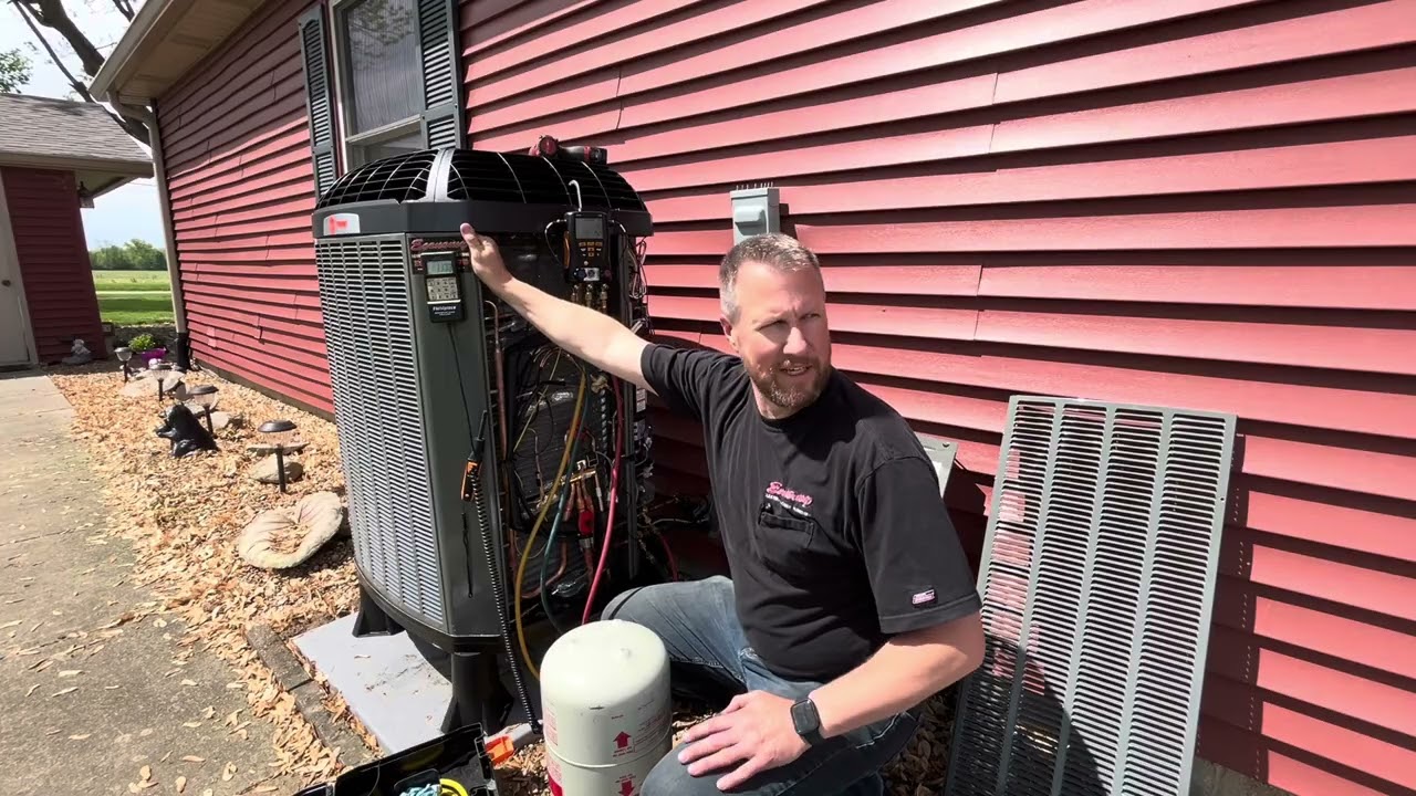 R454B commissioning and charge up! #hvac #hvactechnician