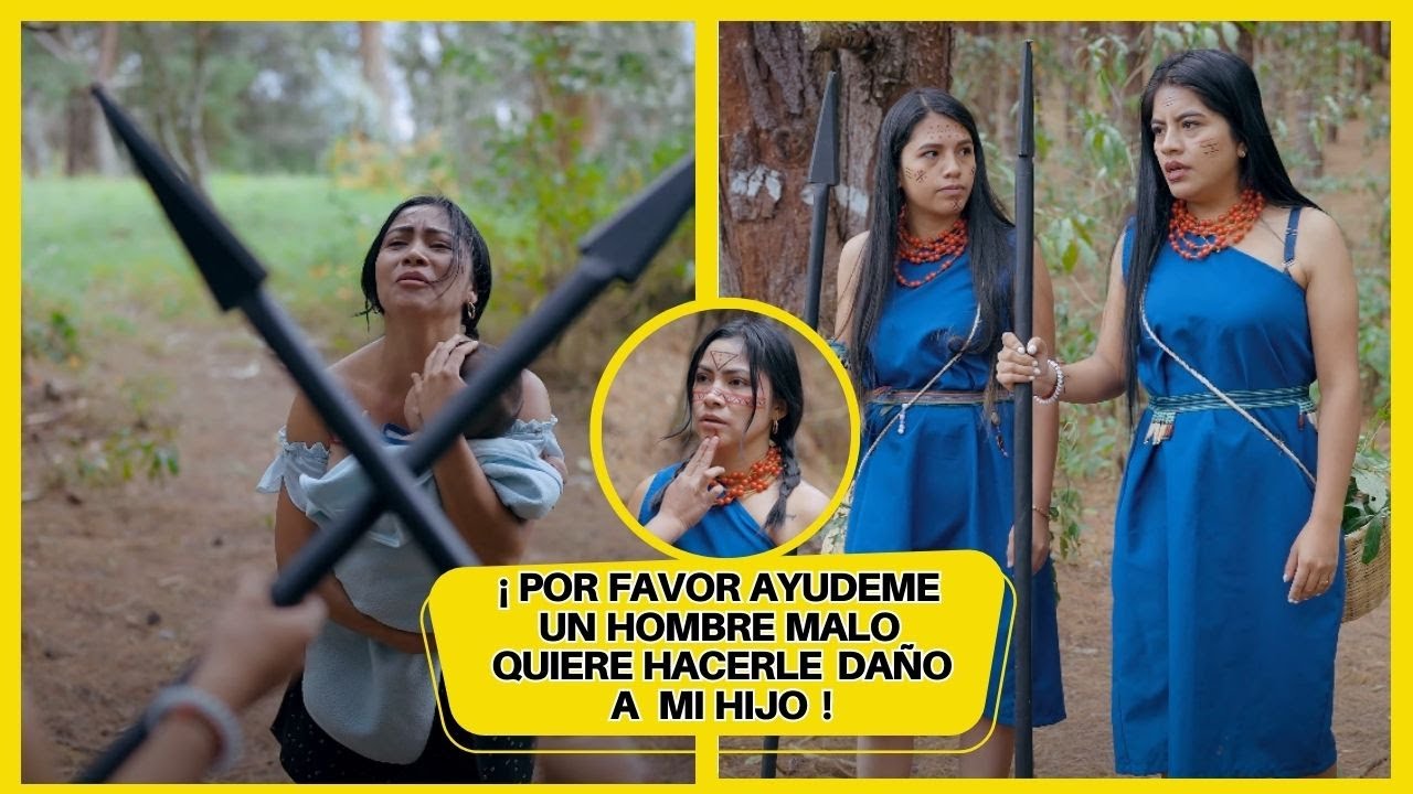 Madre desesperada escapó de este hombre mαltrαtαdor y se refugió es una comunidad de la selva.#film