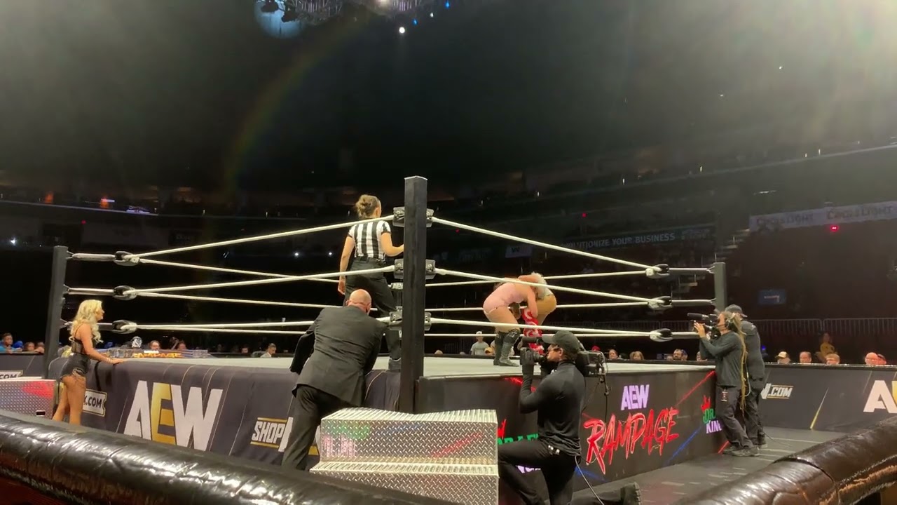 AEW Tapings: Toni Storm Corner Spot Des Moines Iowa 6/12/24