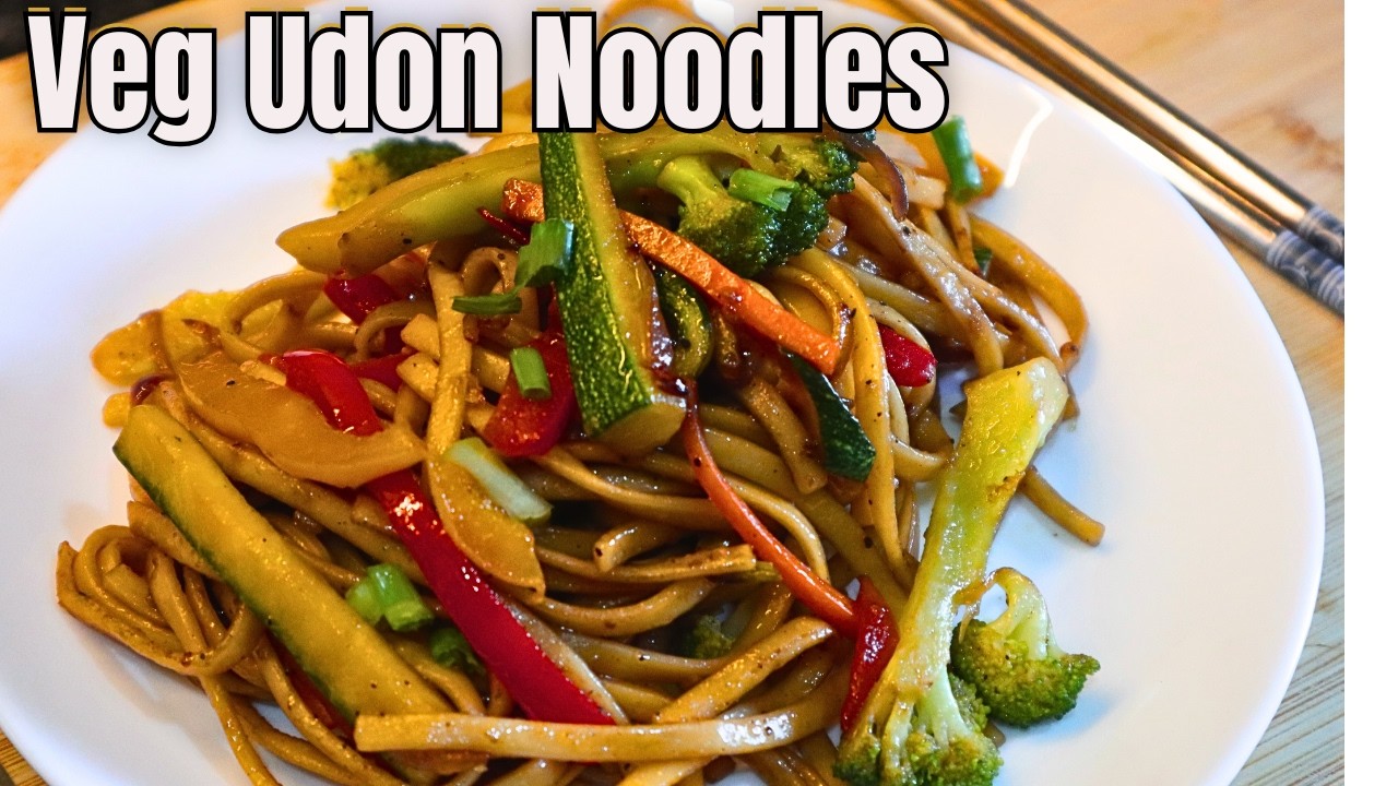 Restaurant Style Veg Udon Noodles Recipe! 🍜 Itni Soft aur Chewy ki aap Pasta bhul jayenge!
