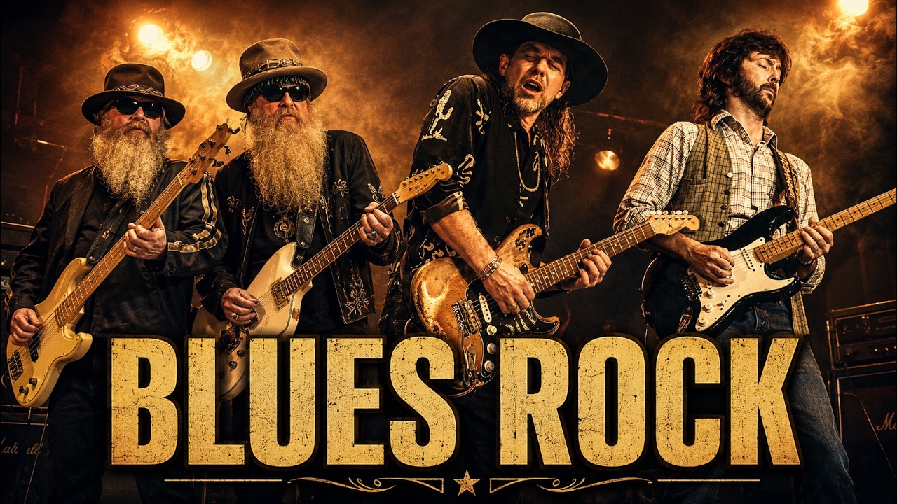 ZZ Top, SRV & Clapton Inspired &ndash; Smoky Whiskey Blues Rock, Heavy Guitar & Raspy Vocals
