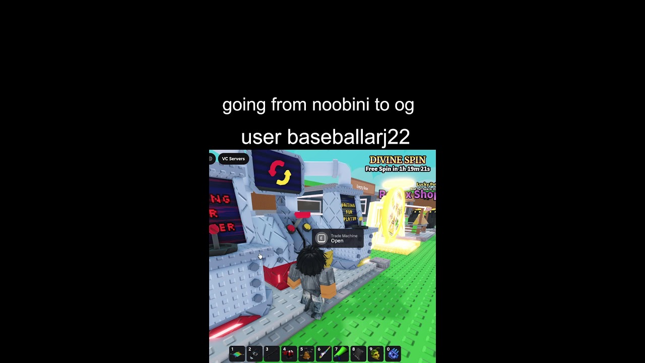 going from noobini to og
