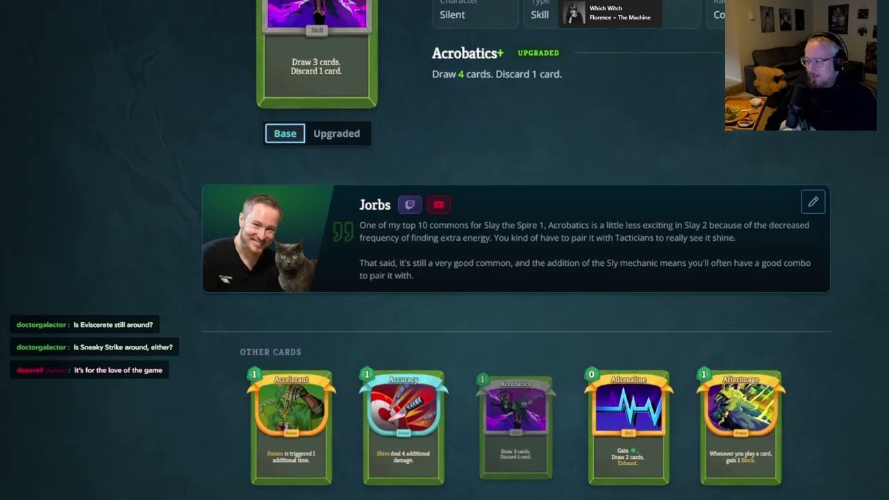 Spire 2: Reviewing Silent Cards Pt .1