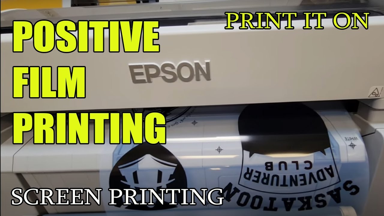 best printer to print positive film- Epson SureColor #screenprinting #epson  #screenprintinglife