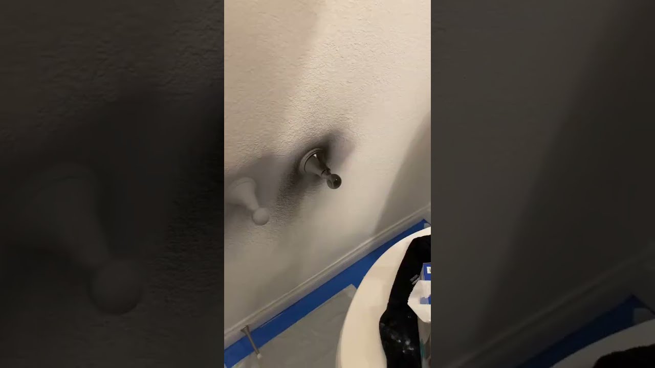 HOW TO SPRAY PAINT CHROME FIXTURES INTO MATTE BLACK!