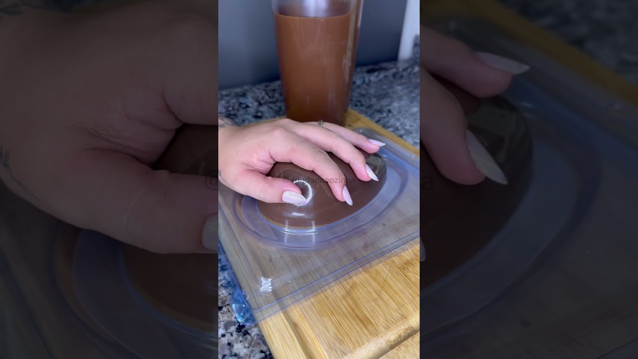 Quantas cascas rendem com 1KG de chocolate?🥚🍫 #chocolate #pascoa #ovosdechocolate