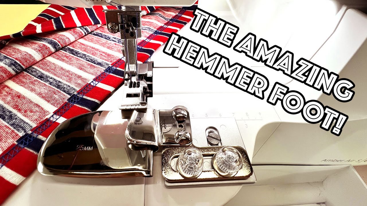 Husqvarna Viking Coverstitch Hemmer Attachment Tutorial And Unboxing!