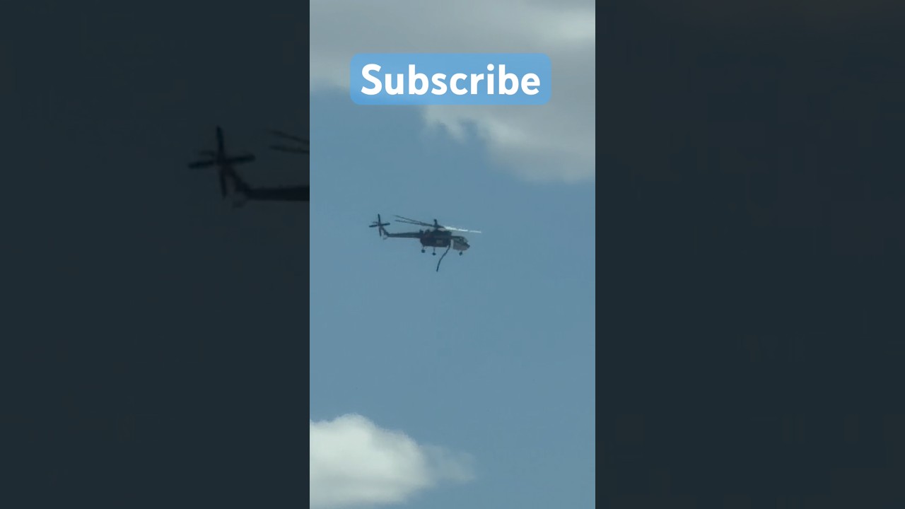 HELICOPTER WHEN THE FIRE BIRD FLIES OVER 🔥🚁