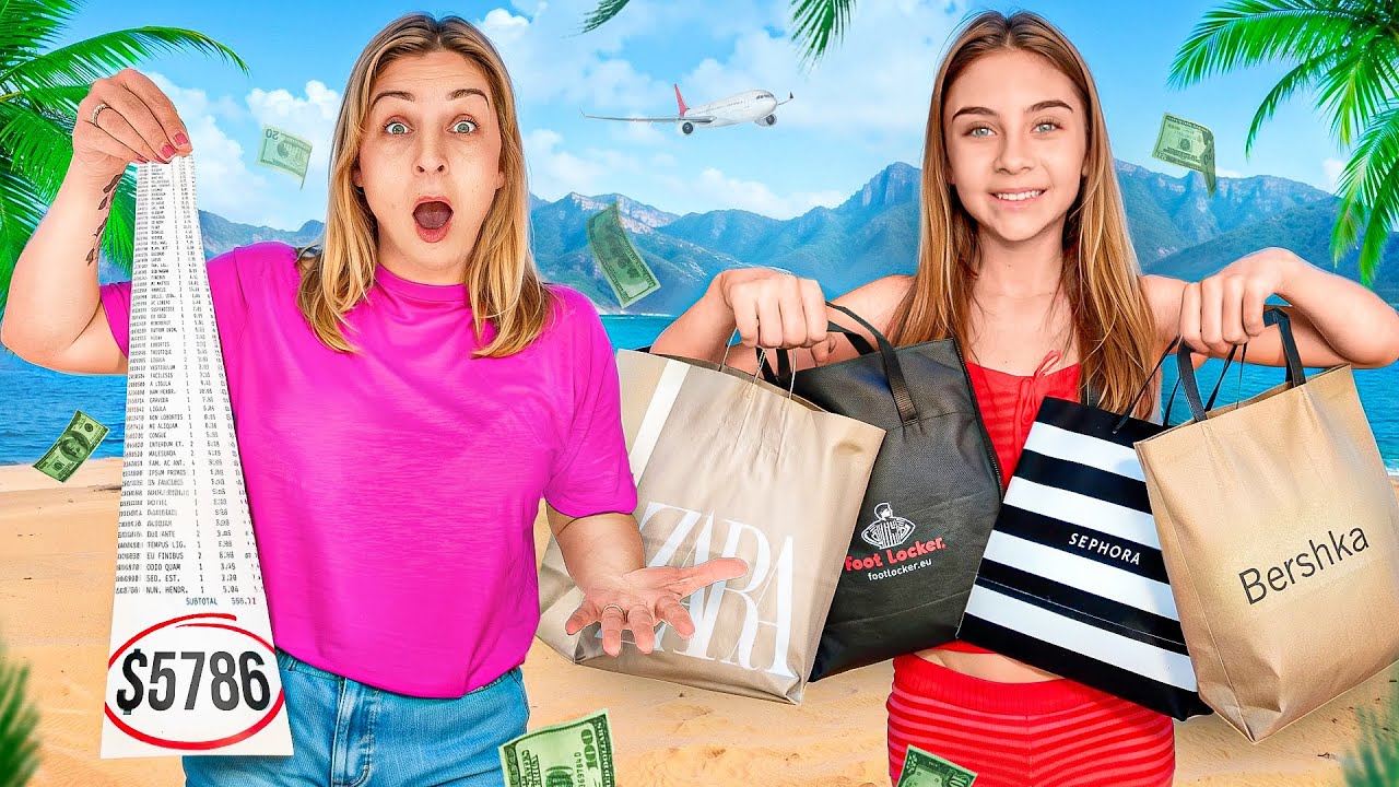 I BOUGHT MY DAUGHTERS DREAM HOLIDAY WARDROBE *no budget!!