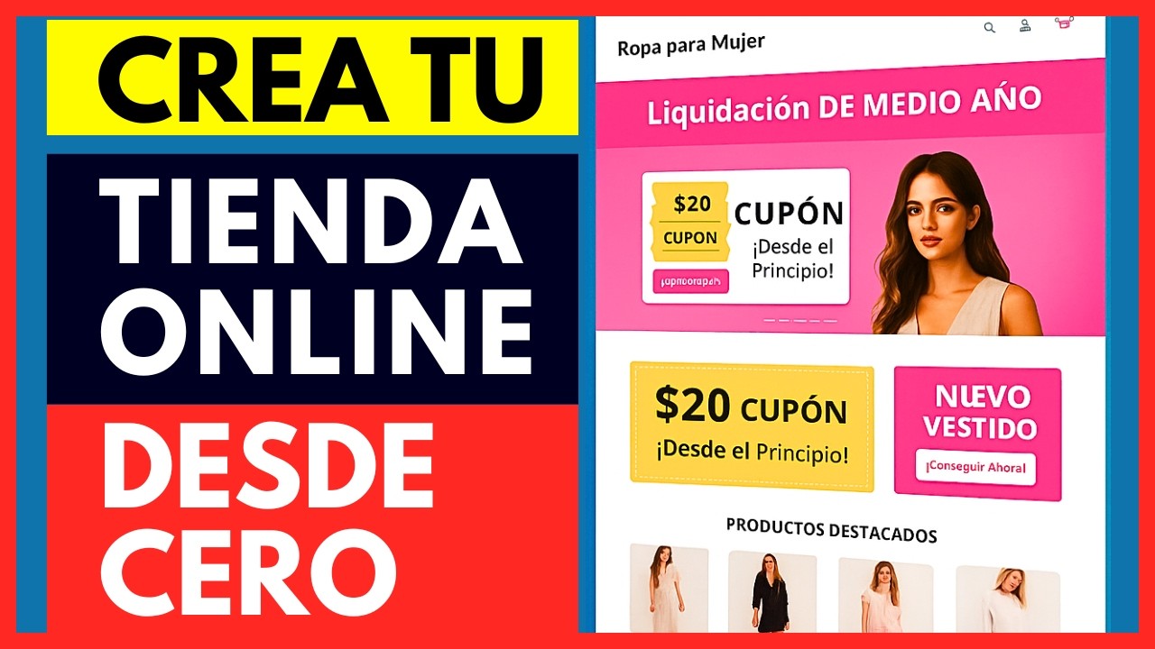 Cómo Crear una TIENDA ONLINE con WORDPRESS y WOOCOMMERCE 2026