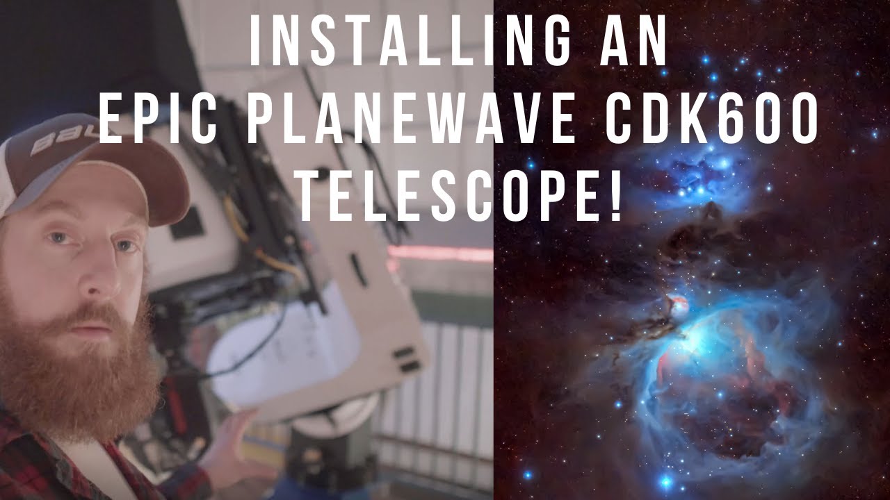 Как установить телескоп обсерватории PLANEWAVE CDK600