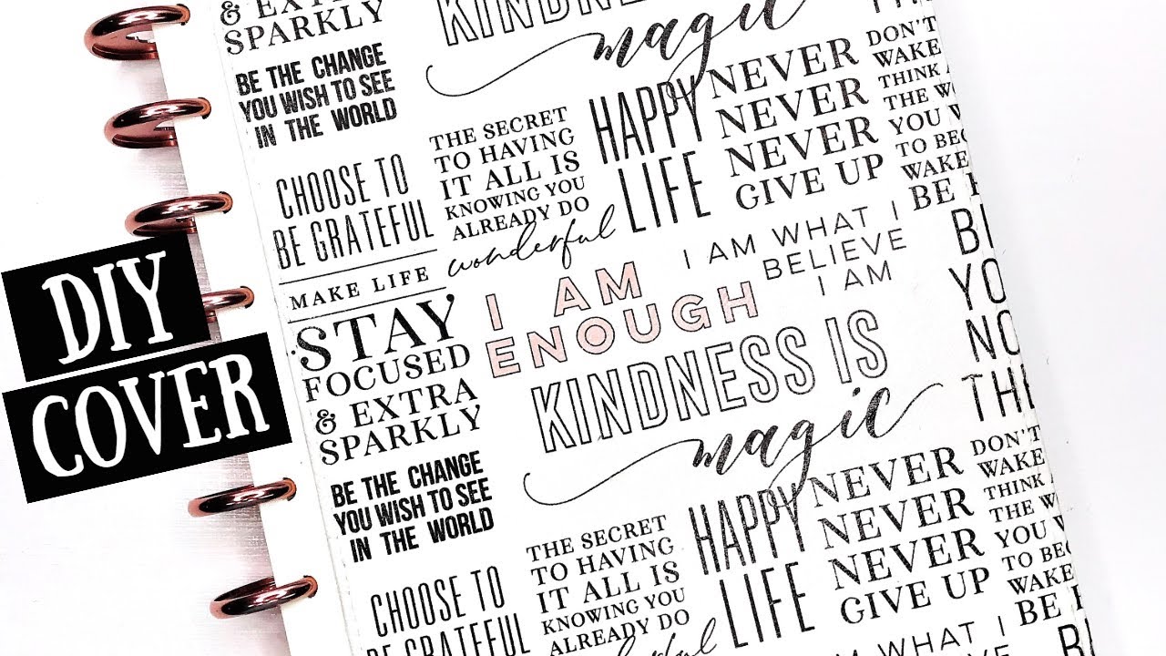 DIY Cover | Happy Planner | Be Happy Box Tissue Paper