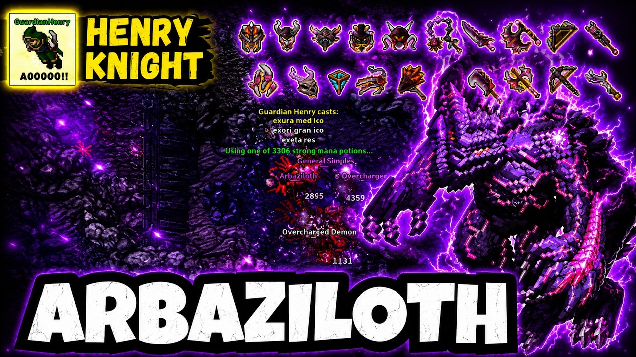 TIBIA BOSSES #94 - COMO FAZER O BOSS ARBAZILOTH (NO REST FOR THE WICKED QUEST)