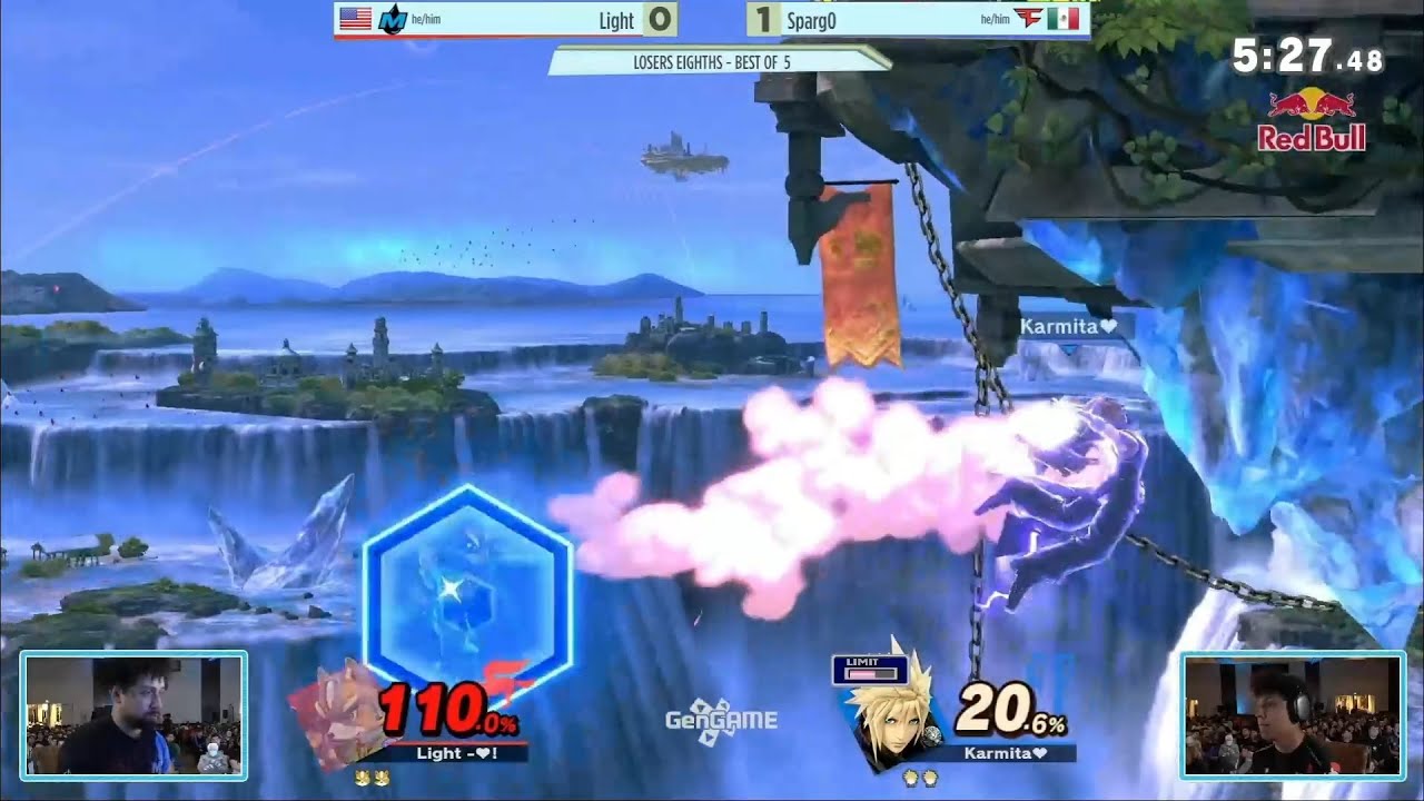 Light takes Sparg0's stock in the flashiest way possible