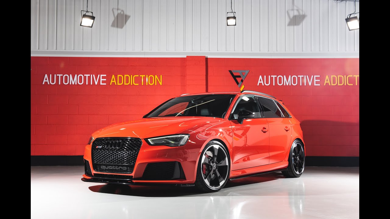 2016 Audi RS3 8V Sportback 2.5TFSI Quattro in Catalunya Red For Sale at Automotive Addiction