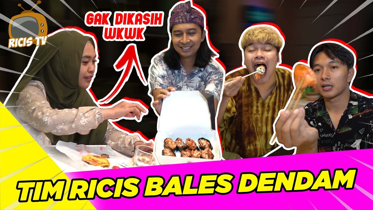 TIM RICIS PADA MAKAN ENAK.. RICIS CUMA BISA NGELIATIN...🤣🤣