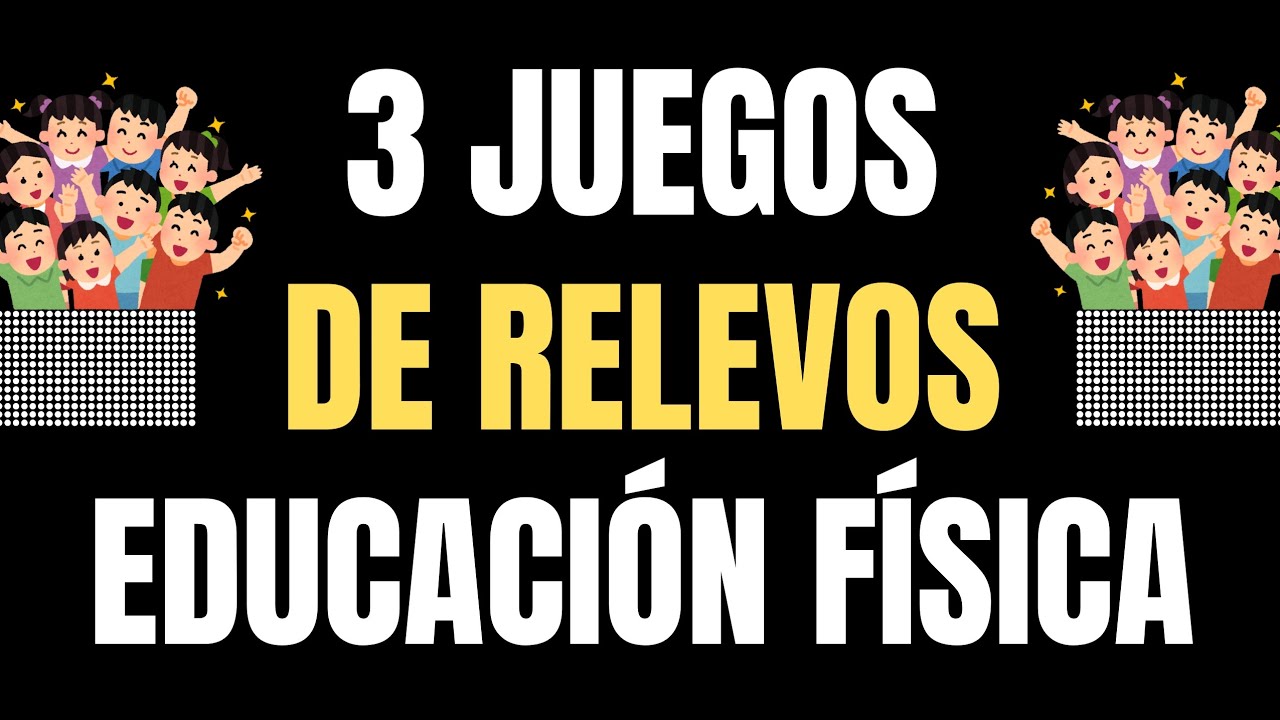 3 JUEGOS de RELEVOS para EDUCACI&Oacute;N F&Iacute;SICA 🏃&zwj;♂️🏃&zwj;♀️ #educacionfisica #relevos #edfisica #peteacher